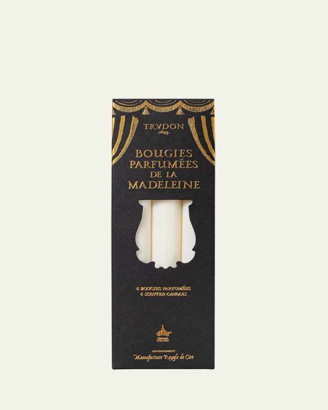 Angelo Orange & Cinnamon Madeline Taper Candles, Set of 6